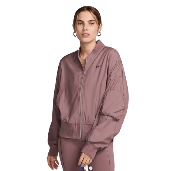 Nike Jackets & Blazers - Nike Women's Dusty Rose Bomber Jacket